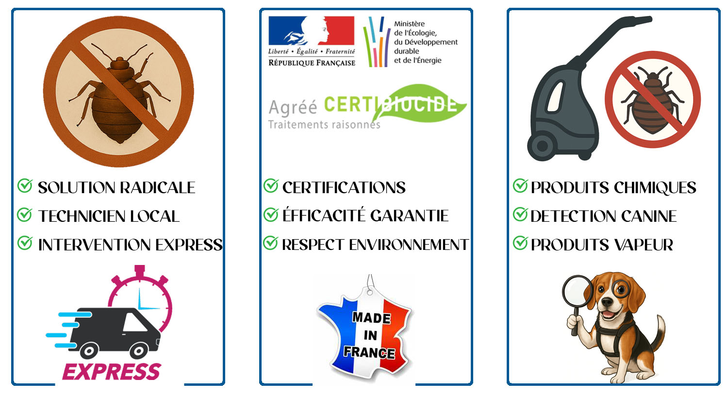 Punaises de Lit Clichy sous bois 93390