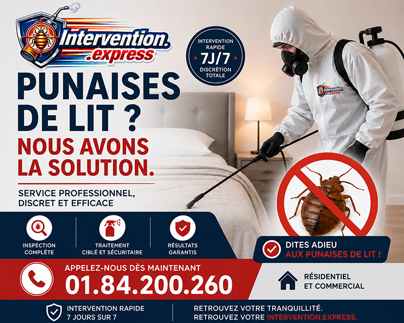 Punaises de Lit Dugny 93440